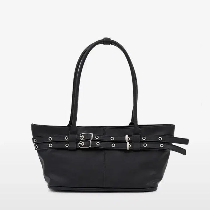 [BUNJANG] Yeomim Mini Belted Boat Bag (Black) / 여밈 가방 mini belted boat bag (black)