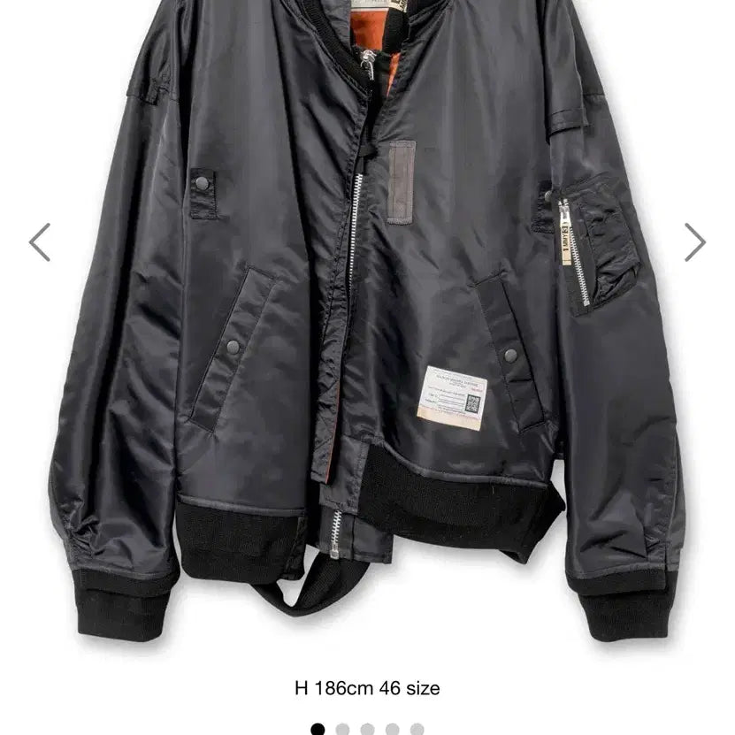 [SOLD OUT] 미하라 야스히로 슬라이스 피스 MA-1 봄버자켓 - 105~110사이즈