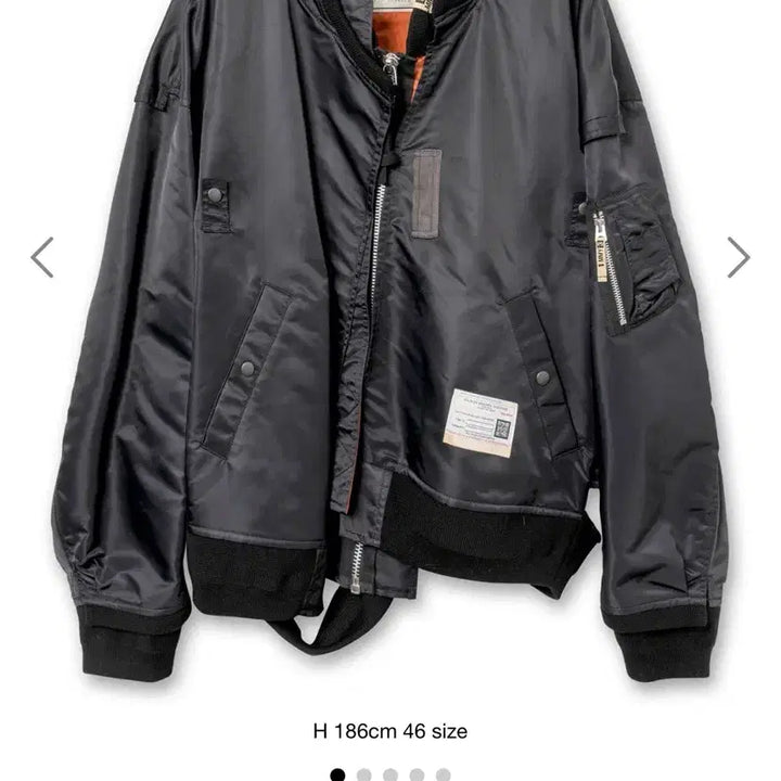 [SOLD OUT] 미하라 야스히로 슬라이스 피스 MA-1 봄버자켓 - 105~110사이즈
