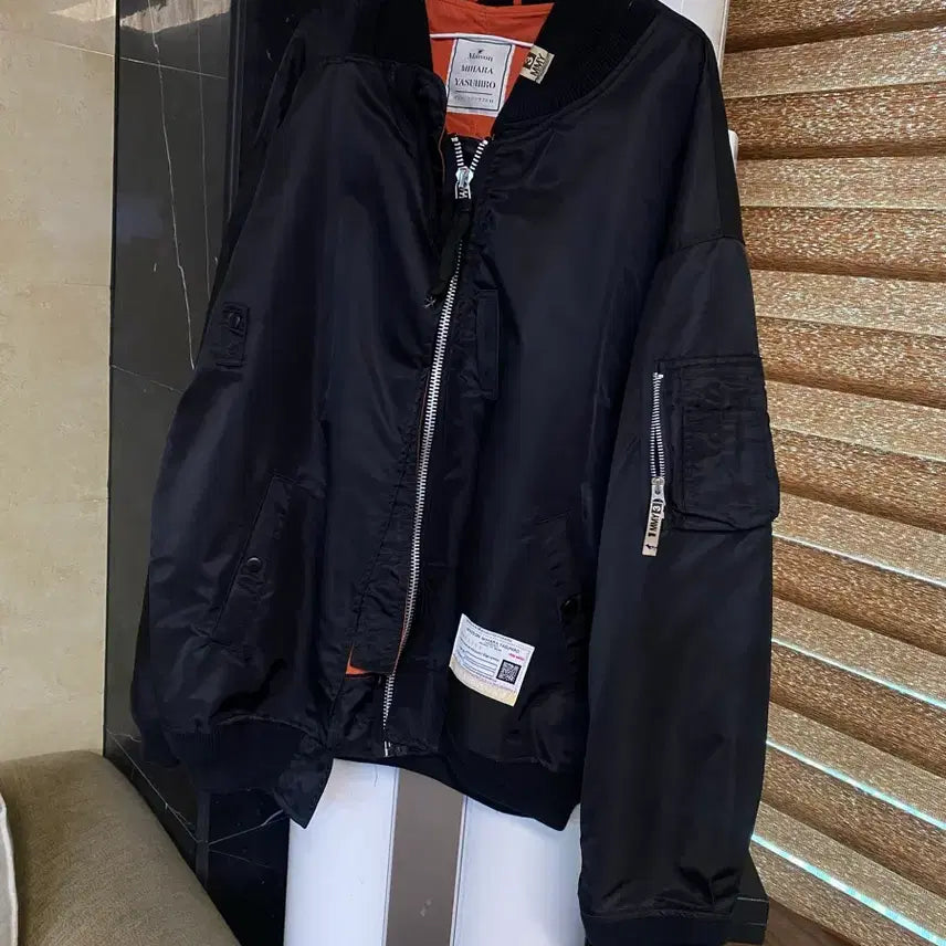 [SOLD OUT] 미하라 야스히로 슬라이스 피스 MA-1 봄버자켓 - 105~110사이즈