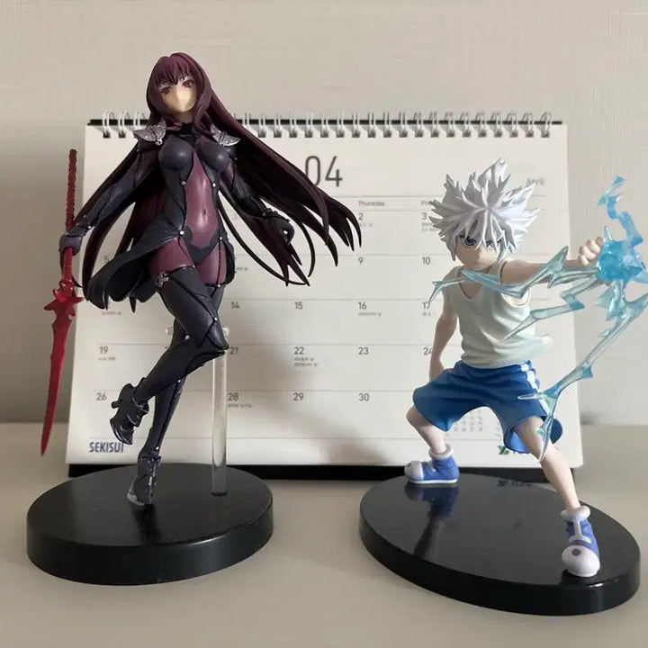 [BUNJANG] Fate Scathach &amp; Hunter x Hunter Killua Figure / 페이트 스카사하 / 헌터x헌터 키르아 피규어