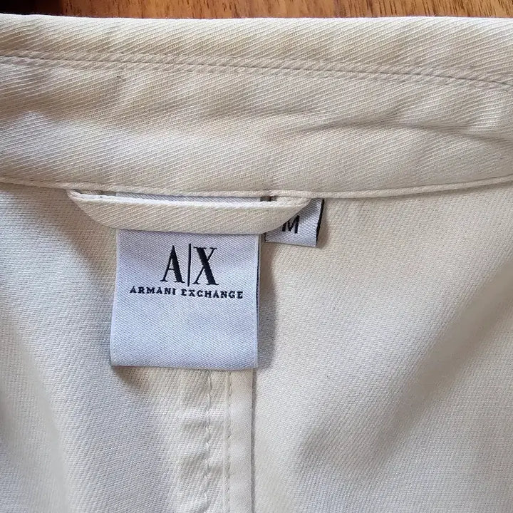 [BUNJANG] A/X Armani Exchange White Jacket / A/X 알마니 엑스체인지 화이트쟈켓 재킷