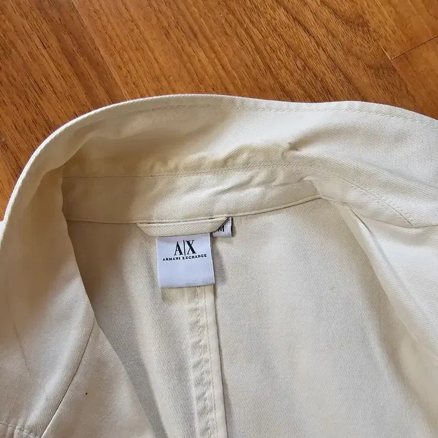 [BUNJANG] A/X Armani Exchange White Jacket / A/X 알마니 엑스체인지 화이트쟈켓 재킷