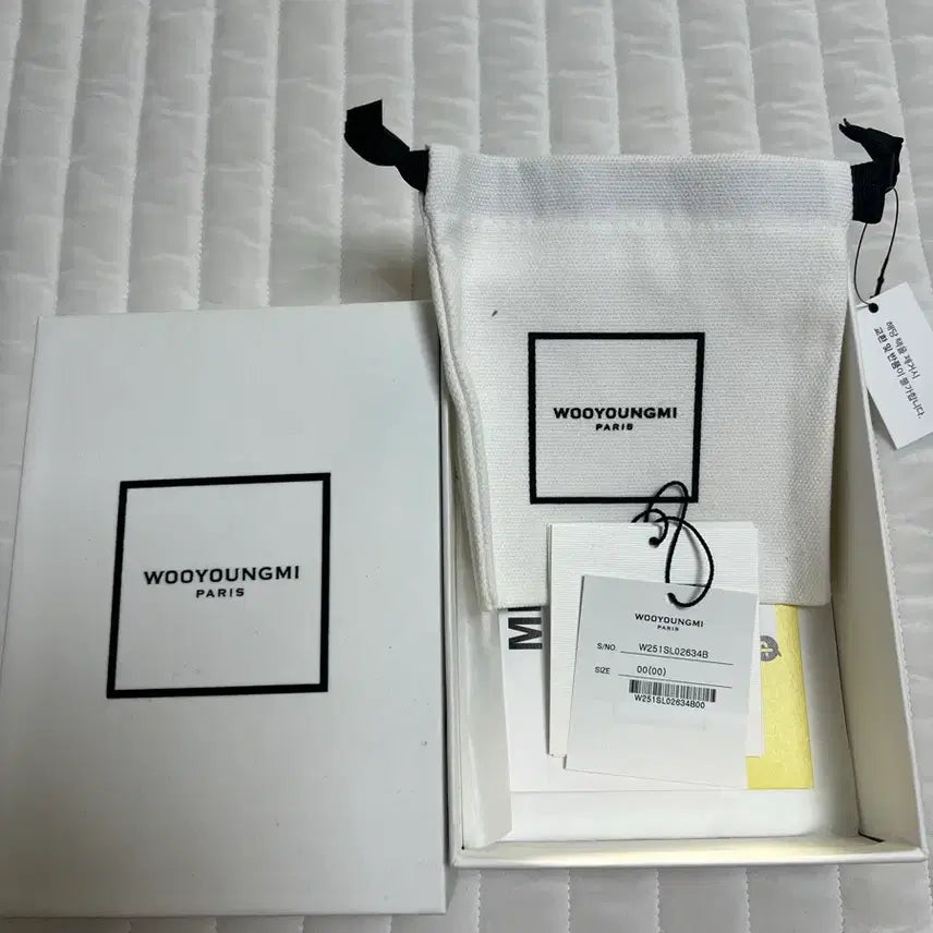 [BUNJANG] Wooyoungmi Cross Leather Wallet / 우영미 크로스 레더 월렛 블랙