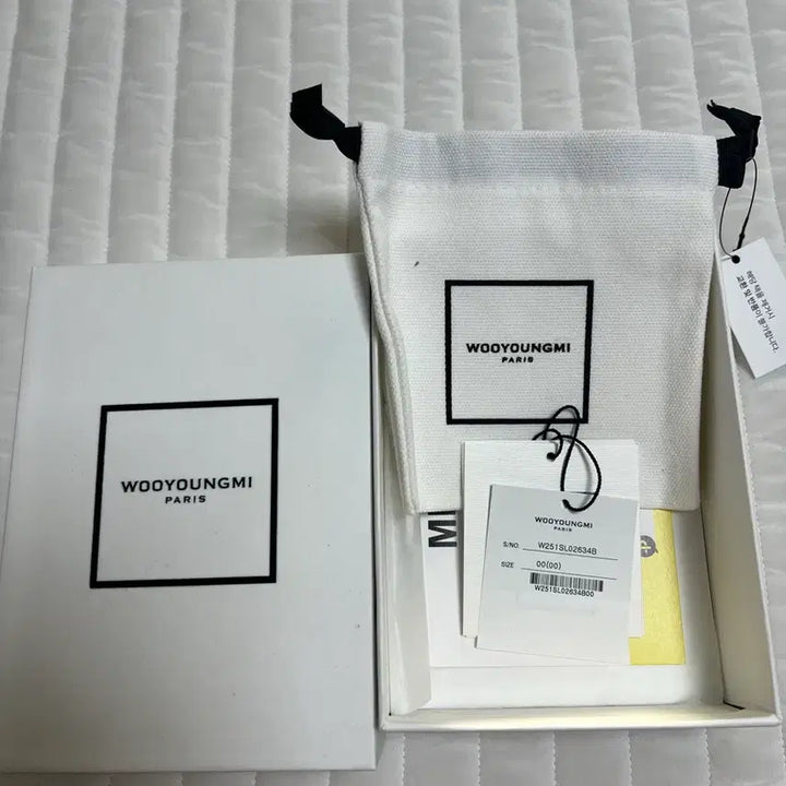[BUNJANG] Wooyoungmi Cross Leather Wallet / 우영미 크로스 레더 월렛 블랙