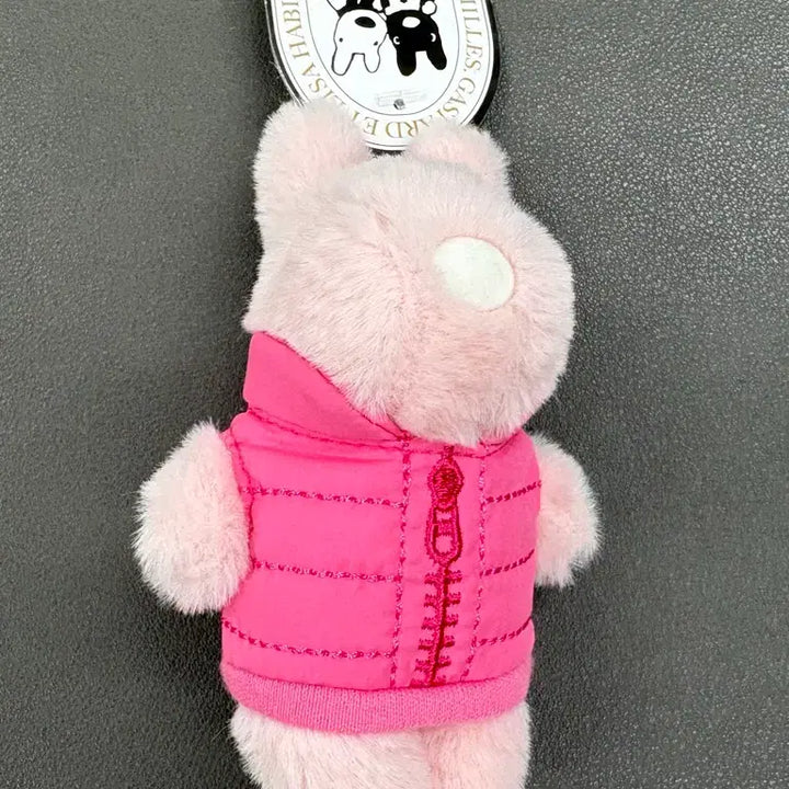 [BUNJANG] Gaspard et Lisa 8cm Padded Vest Rabbit Keychain Doll / (미사용) 가스파드 앤 리사 패딩 인형 키링 8cm