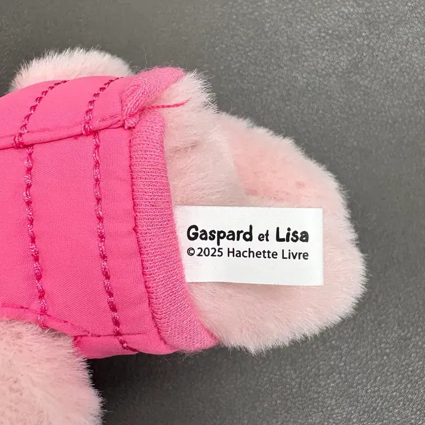 [BUNJANG] Gaspard et Lisa 8cm Padded Vest Rabbit Keychain Doll / (미사용) 가스파드 앤 리사 패딩 인형 키링 8cm