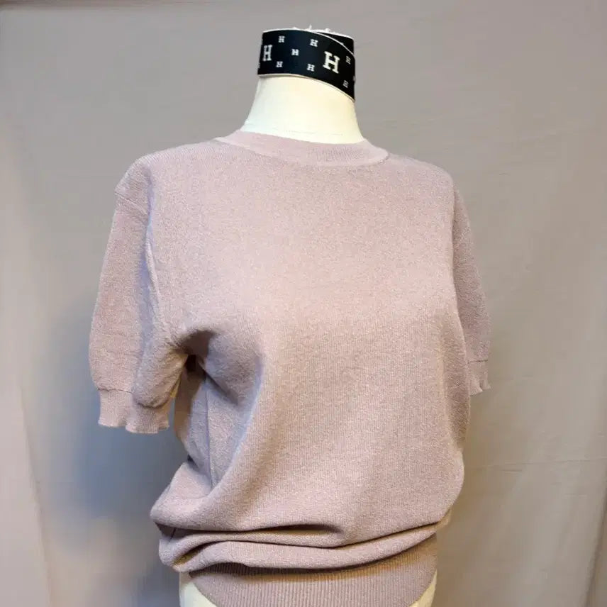 [BUNJANG] Cocoa Summer Knit T-Shirt / 코코아 여름원사니트 반팔티셔츠 라운드넥
