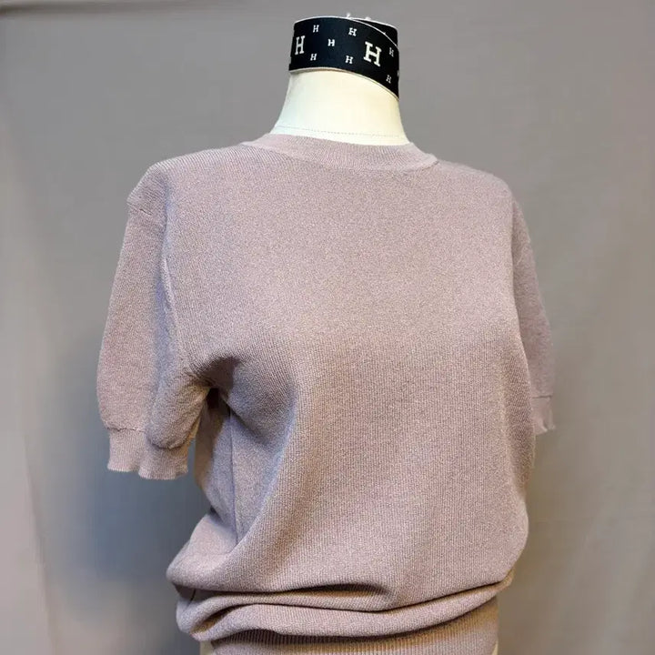 [BUNJANG] Cocoa Summer Knit T-Shirt / 코코아 여름원사니트 반팔티셔츠 라운드넥