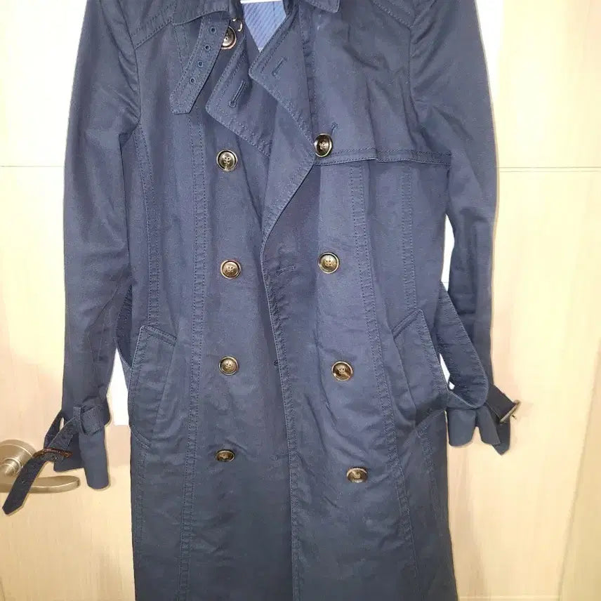 [BUNJANG] Beanpole Navy Trench Coat / 빈폴 네이비 트렌치 코트90
