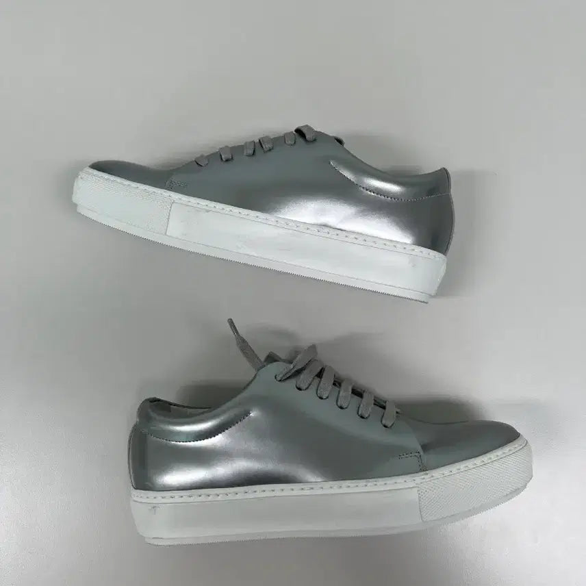 [BUNJANG] Acne Studios Metallic Silver Sneakers / [정품] 아크네스튜디오 메탈릭 실버 스니커즈 36(230~235)
