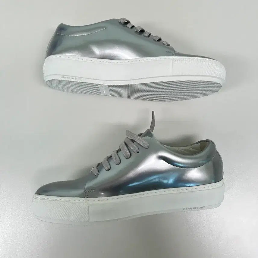 [BUNJANG] Acne Studios Metallic Silver Sneakers / [정품] 아크네스튜디오 메탈릭 실버 스니커즈 36(230~235)