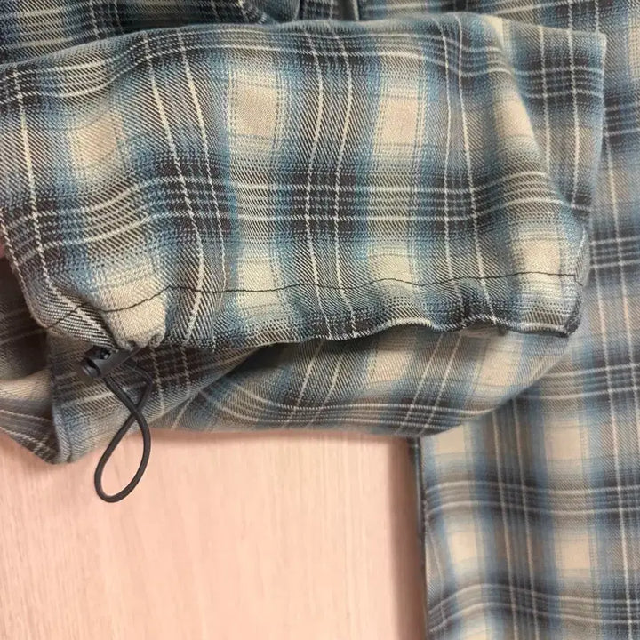 [BUNJANG] Unisex 2-Way Check Thin Cotton Pants / 새상품 2way체크 얇은 면바지 한여름 가능 남여공용