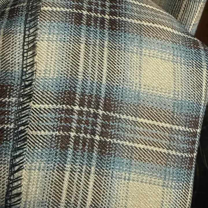 [BUNJANG] Unisex 2-Way Check Thin Cotton Pants / 새상품 2way체크 얇은 면바지 한여름 가능 남여공용