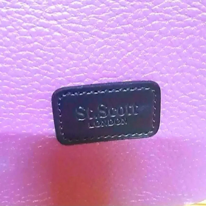 [BUNJANG] St. Scott Purple Leather Clutch Bag / 세인트스코트 퍼플 레더 클러치 백