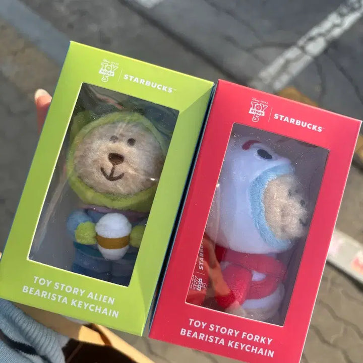 [SOLD OUT] 스타벅스 토이스토리 베어리스타 키링 포키/알린