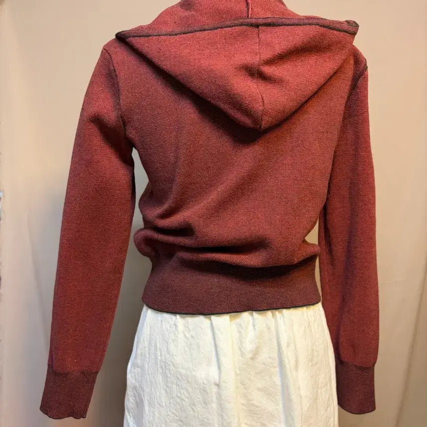 [BUNJANG] Hermes Style Burgundy Jacket / 에느메스 스타일 여성 자켓 버건디 55