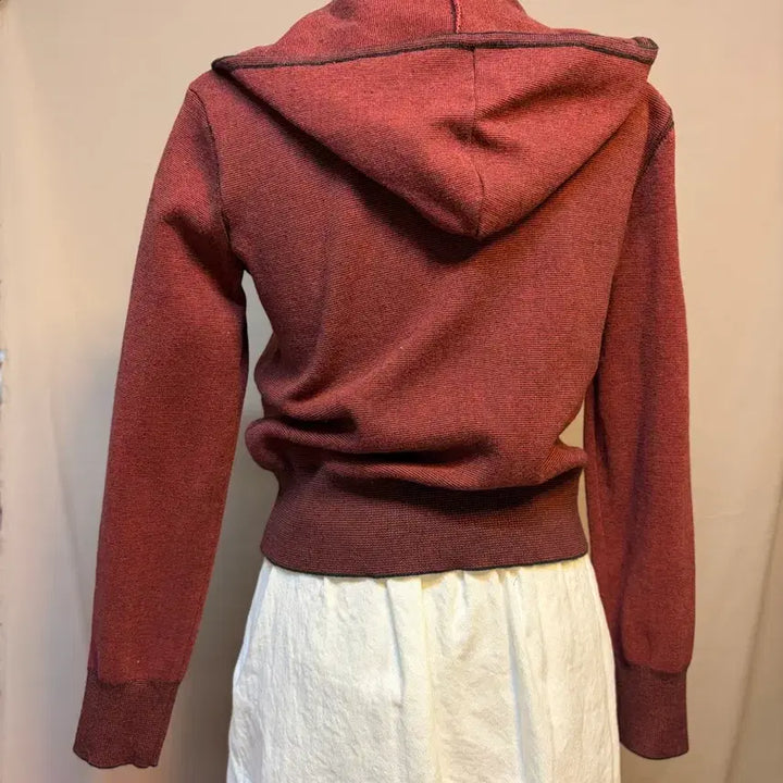[BUNJANG] Hermes Style Burgundy Jacket / 에느메스 스타일 여성 자켓 버건디 55