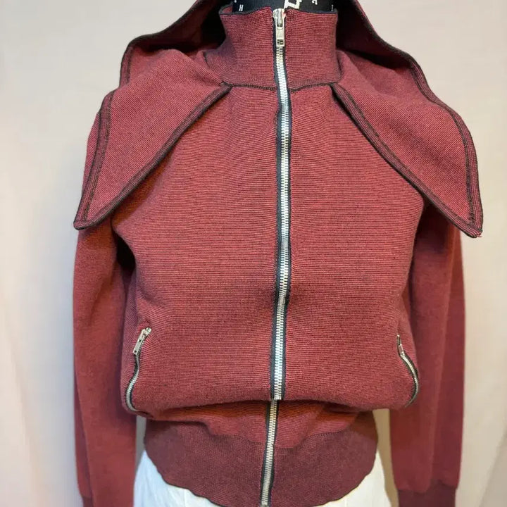[BUNJANG] Hermes Style Burgundy Jacket / 에느메스 스타일 여성 자켓 버건디 55