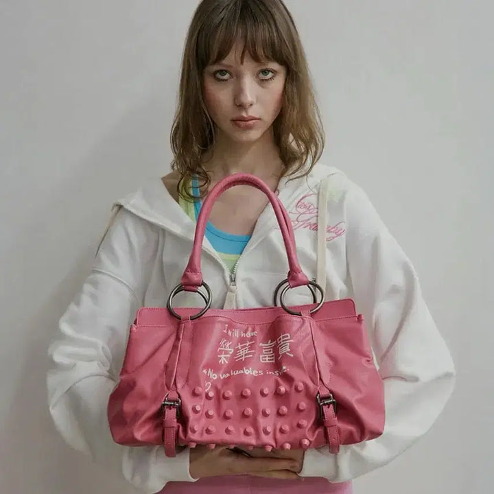 [SOLD OUT] 스컬프터 Millionaire Tote Bag Acid Pink