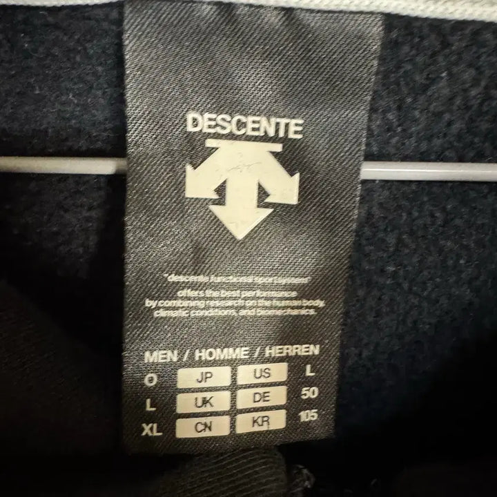 [BUNJANG] Descente Baseball Fleece Hoodie / 데상트 베이스볼 기모 후드집업