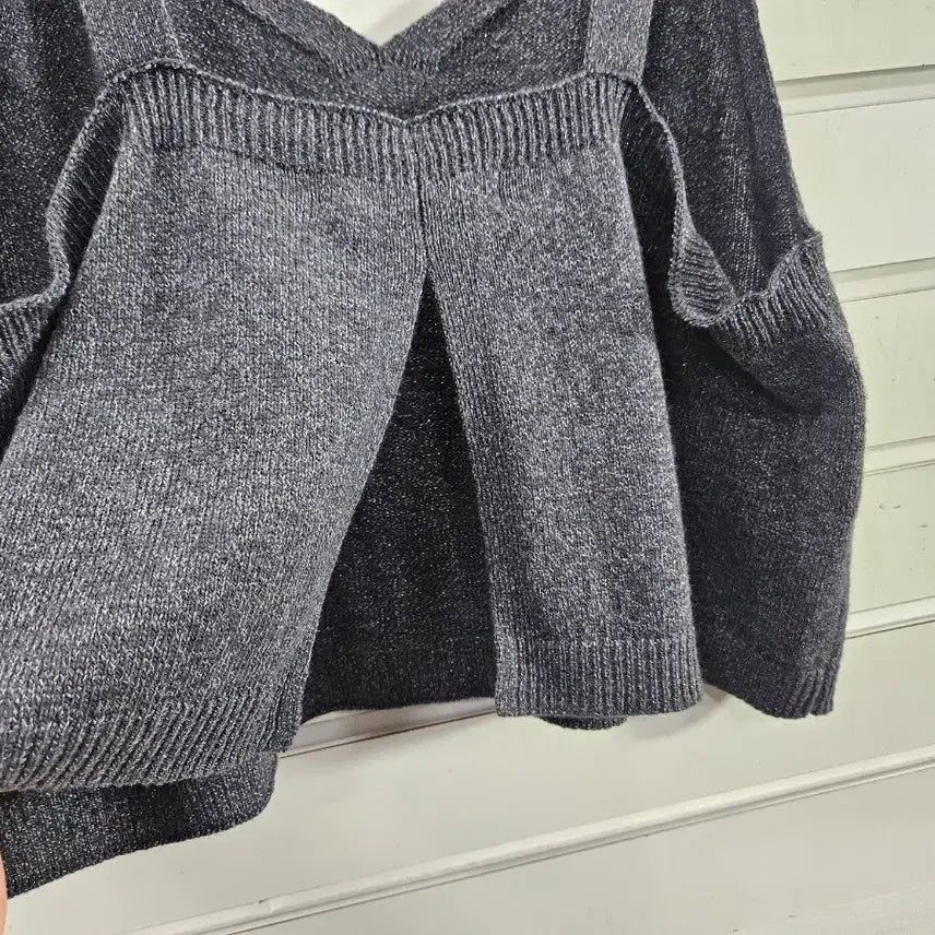 [BUNJANG] Jin Gray Pearl Back Slit Knit Tank Top / 진그레이  펄 뒷트임  끈니트조끼66/보물찾기천사