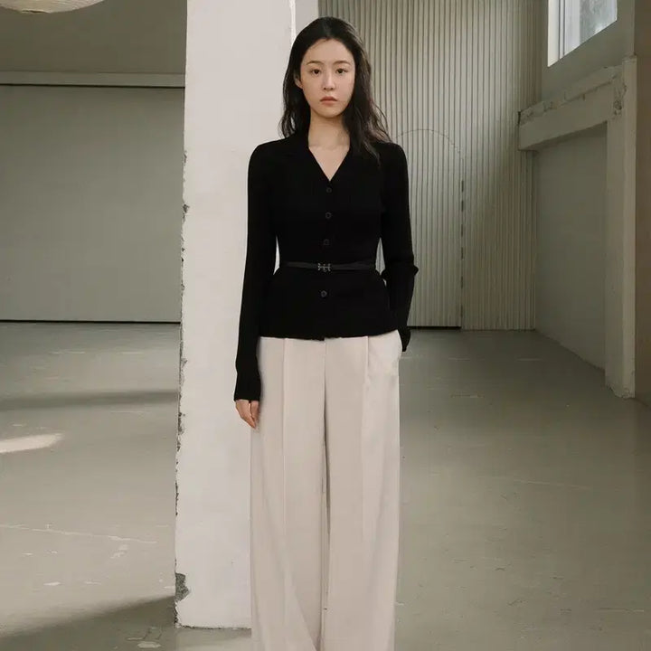 [BUNJANG] Mehvie Jeue Cardigan Black / Mehvie 메비 주에 가디건 블랙