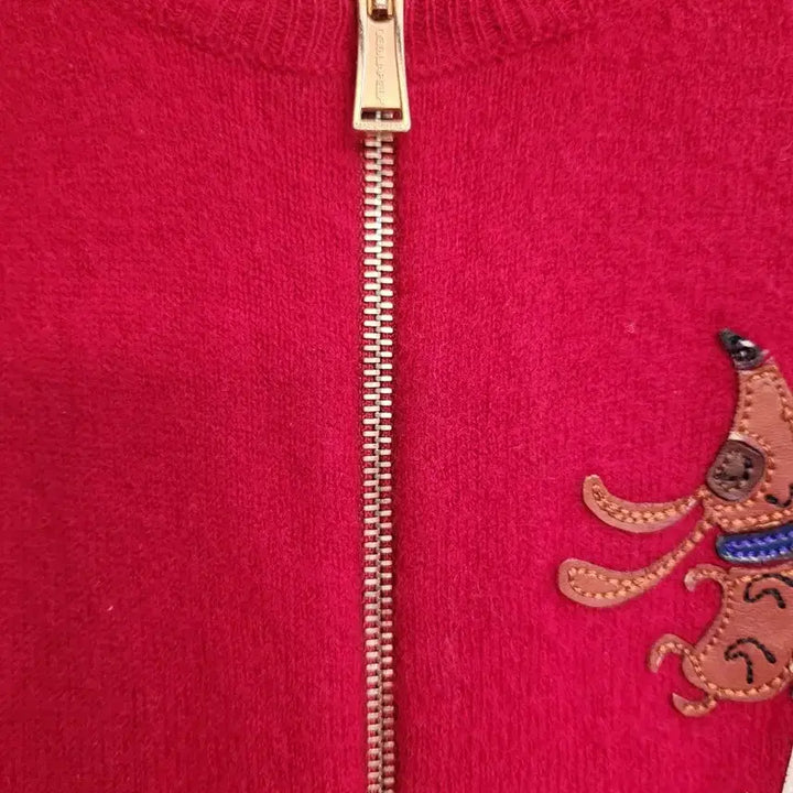 [BUNJANG] Dsquared2 Red Zip-up Cardigan / Dsquared2 레드 자켓 집업 가디건m