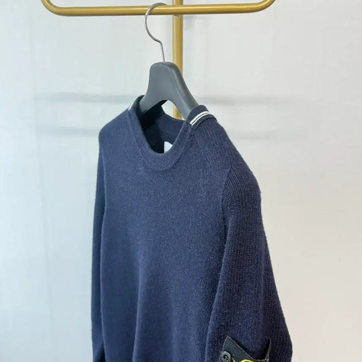 [BUNJANG] Stone Island Neckline Sweater Knit M / 스톤아일랜드 넥라인 스웨터 니트 M