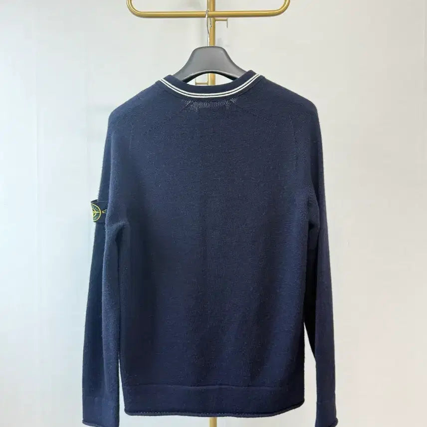 [BUNJANG] Stone Island Neckline Sweater Knit M / 스톤아일랜드 넥라인 스웨터 니트 M