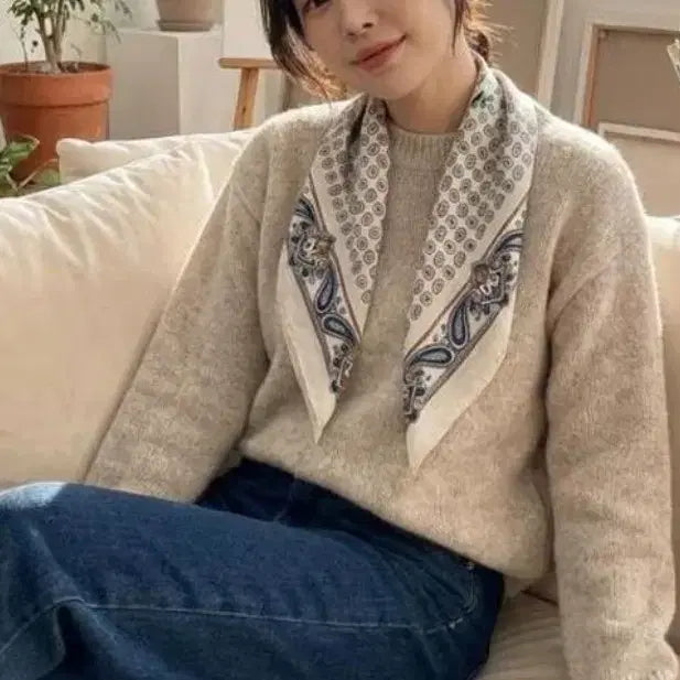 [SOLD OUT] 페이즐리 패턴스카프 (새상품)