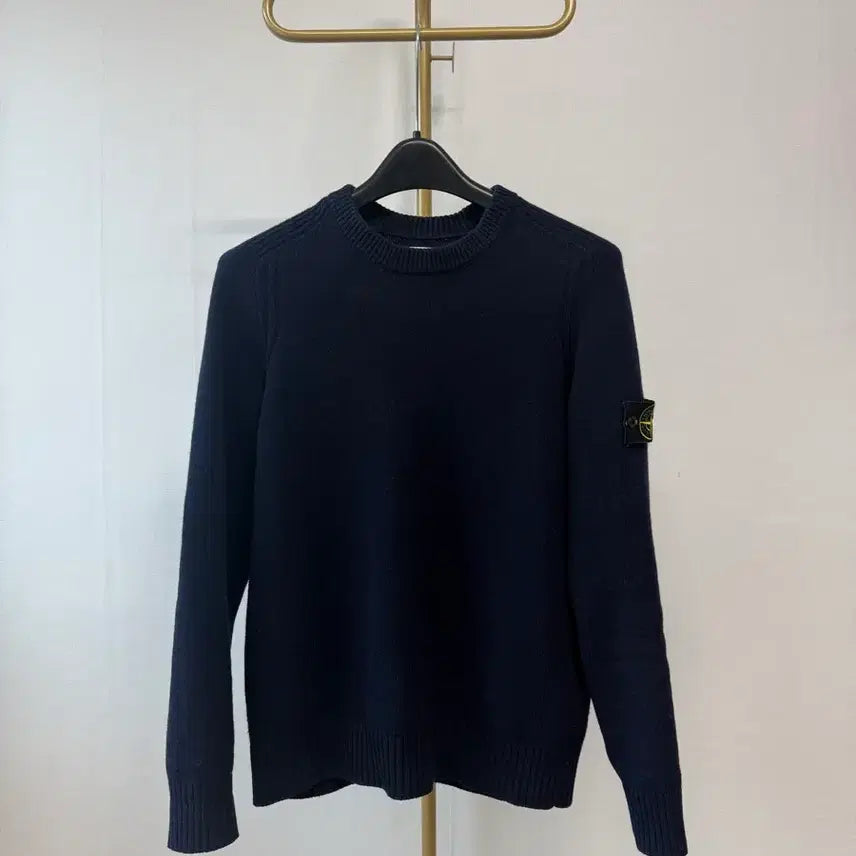 [BUNJANG] Stone Island Navy Sweater Knit M / 스톤아일랜드 스웨터 니트 네이비 M