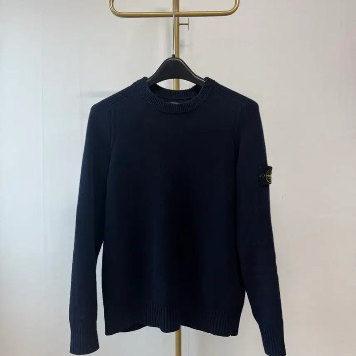 [BUNJANG] Stone Island Navy Sweater Knit M / 스톤아일랜드 스웨터 니트 네이비 M