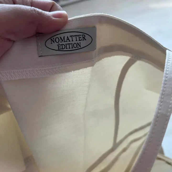 [BUNJANG] NOMATTER EDITION Ivory Overall Dress / NOMATTER EDITION 아이보리 멜빵 원피스