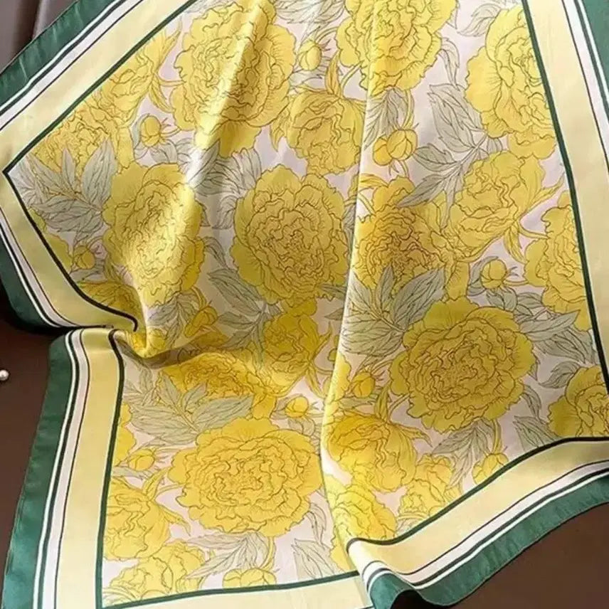 [SOLD OUT] 플라워 프린트 스카프 (새상품)