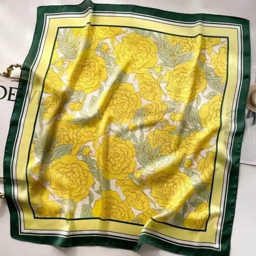 [SOLD OUT] 플라워 프린트 스카프 (새상품)