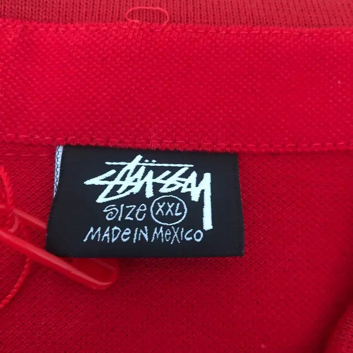 [SOLD OUT] 스투시 빨간색 반팔 폴로티셔츠 새상품