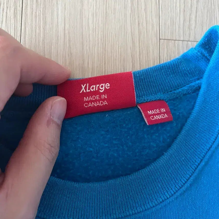 [BUNJANG] Supreme Box Logo Crewneck Blue - 22FW / [XL] 슈프림 박스로고 크루넥 블루 - 22FW