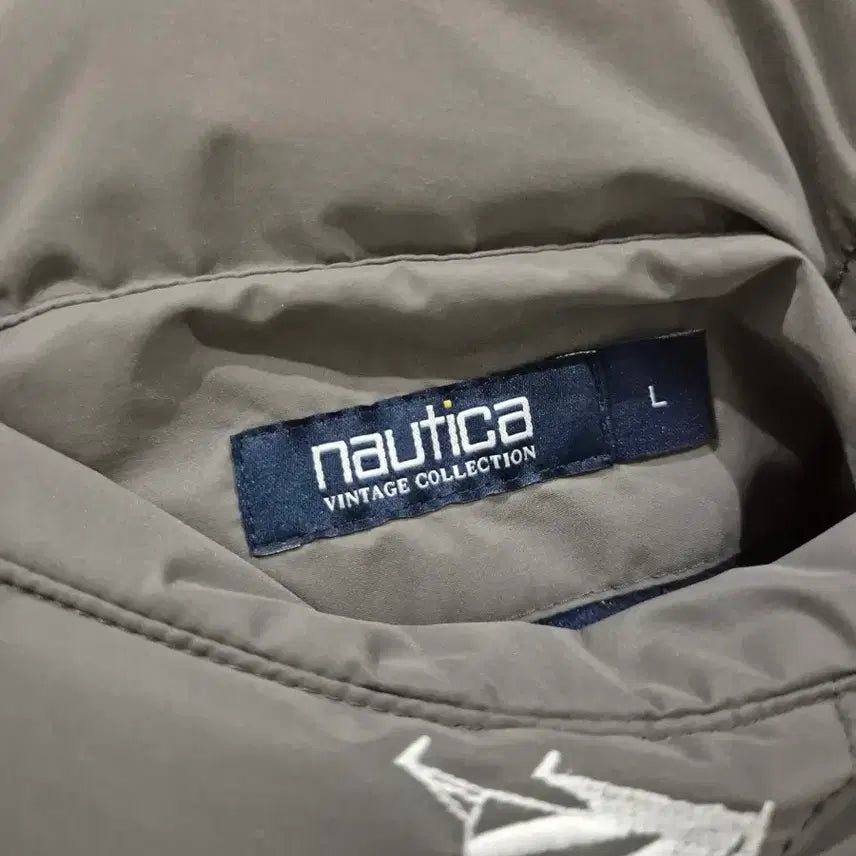 [BUNJANG] Nautica 83 Flag Yacht Reversible Down Vest / [노티카] 83플래그 요트 리버시블 다운베스트 L