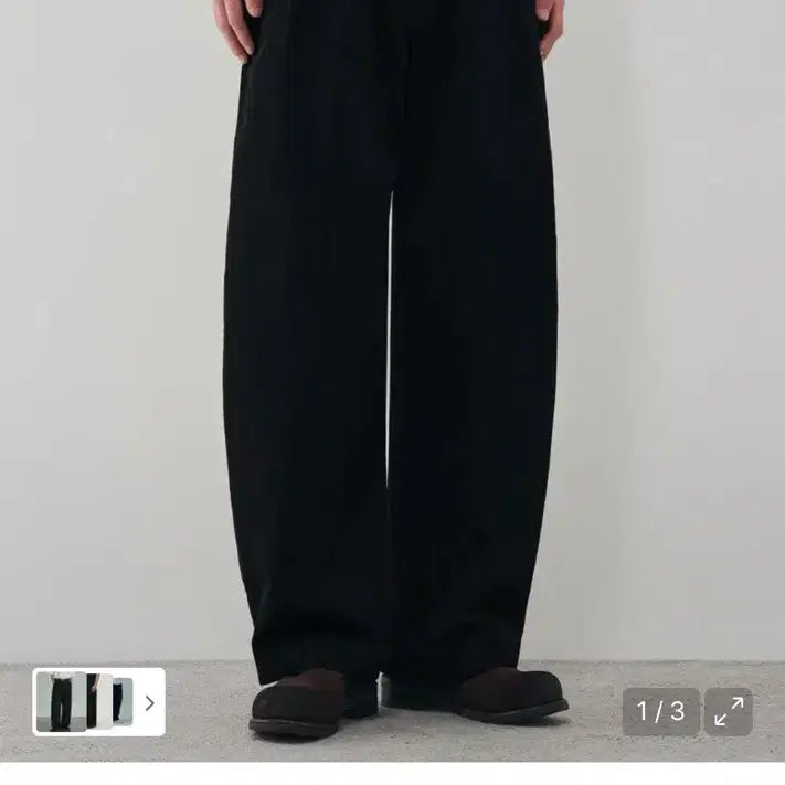 [SOLD OUT] (새상품)(L) 드로우핏 아크 세미 벌룬 치노 팬츠 [BLACK] 판매