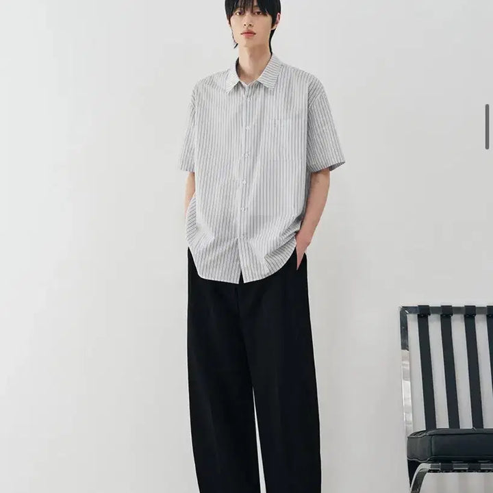[SOLD OUT] (새상품)(L) 드로우핏 아크 세미 벌룬 치노 팬츠 [BLACK] 판매