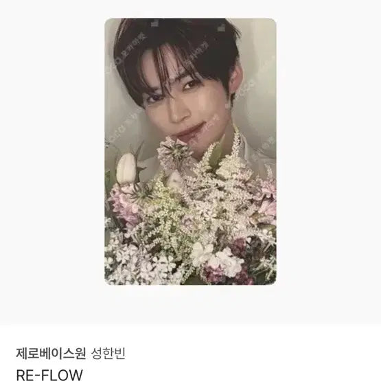 [SOLD OUT] 제로베이스원 제베원 성한빈 RE-FLOW 리플로우 + 김태래 메세지 일괄