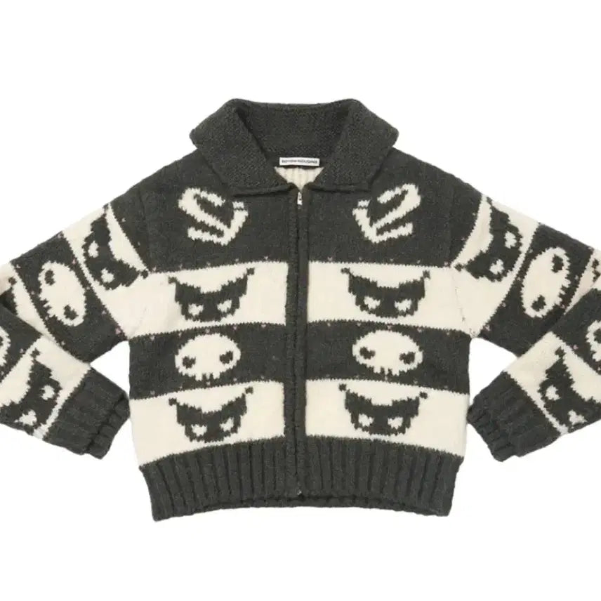 [BUNJANG] KUROMI Cowichan Zip Cardigan / [새상품] KUROMI COWICHAN ZIP CARDIGAN