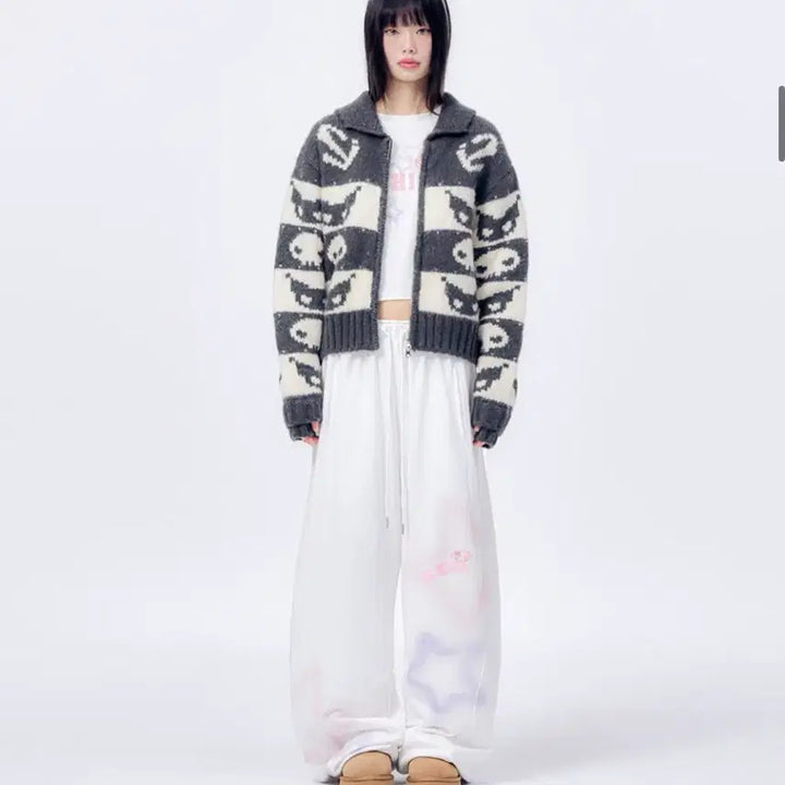[BUNJANG] KUROMI Cowichan Zip Cardigan / [새상품] KUROMI COWICHAN ZIP CARDIGAN