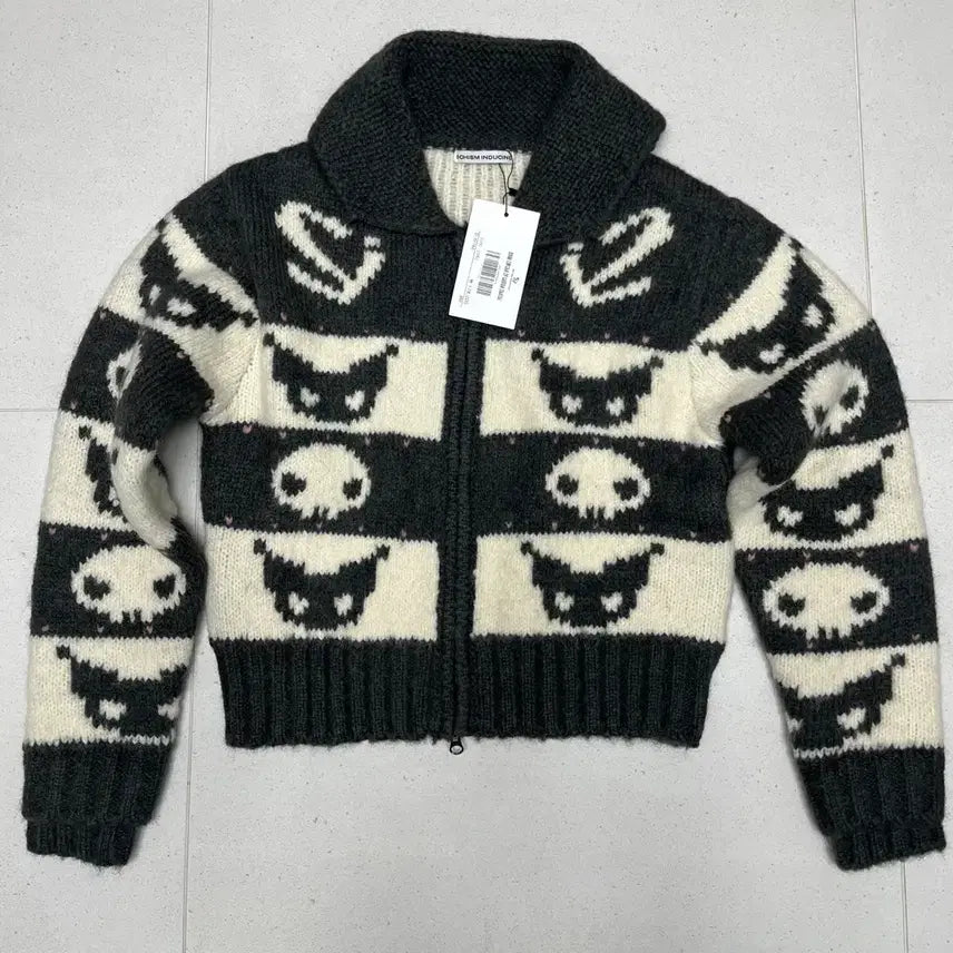 [BUNJANG] KUROMI Cowichan Zip Cardigan / [새상품] KUROMI COWICHAN ZIP CARDIGAN