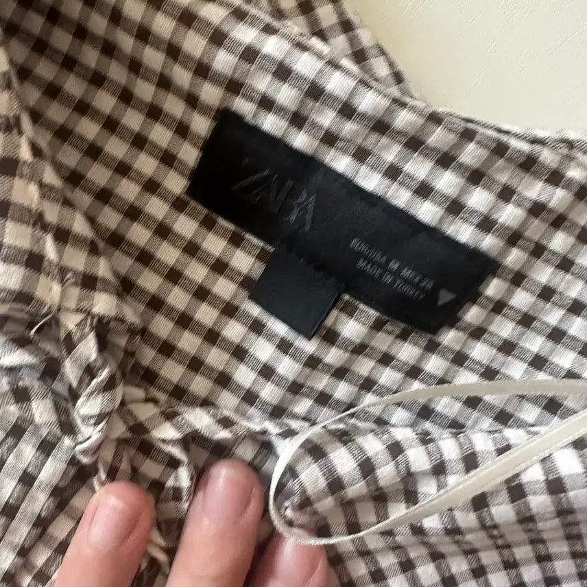 [BUNJANG] ZARA Plaid Shirt Blouse / 자라 ZARA 체크 셔츠 블라우스