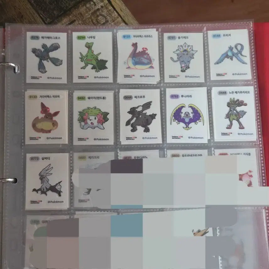 [BUNJANG] Pokemon Season 5 Tteokbokki Sticker Set / 무배가능 포켓몬 띠부씰 시즌5 전설모음