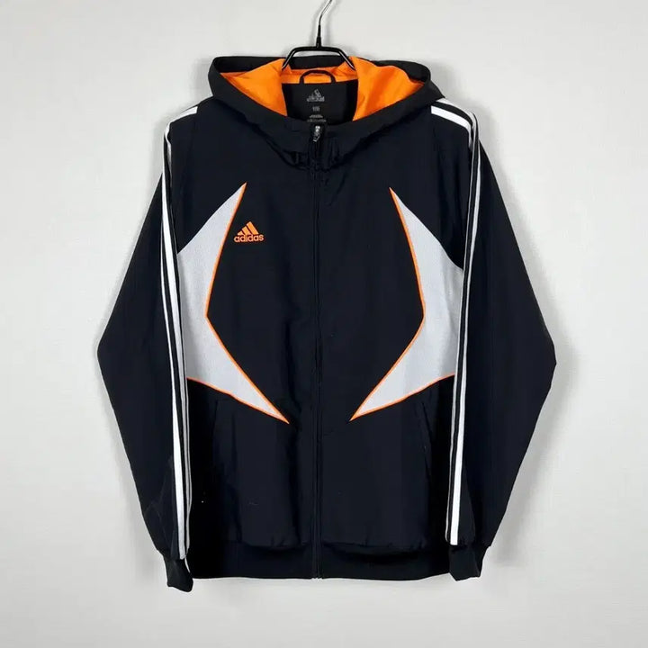 [SOLD OUT] 아디다스 올드스쿨 스타 우븐 바람막이 자켓 점퍼 105 XL 라덴 빈티지