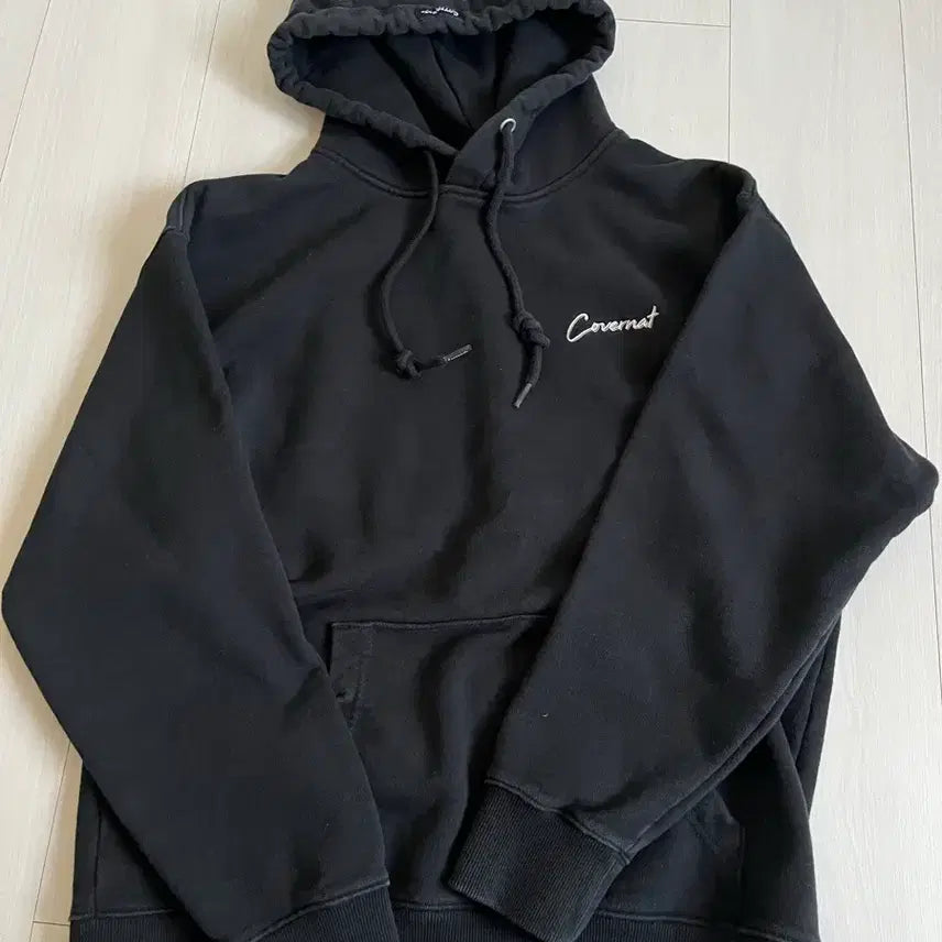 [BUNJANG] Covernat Embroidered Logo Hoodie M / 커버낫 자수로고 후드티 M