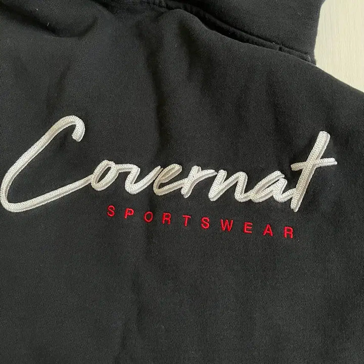 [BUNJANG] Covernat Embroidered Logo Hoodie M / 커버낫 자수로고 후드티 M